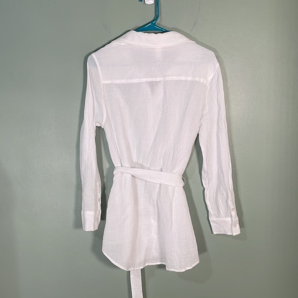 Andie The Corvo Button Up Top Cover Up White size XS S XL NWT - Picture 7 of 10